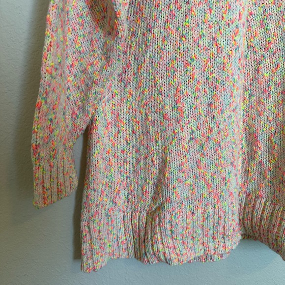 Torrid | Size 3 Plus Size 3XL Flamingo Sweater Multicolored Long Sleeve Vacation - Picture 4 of 12